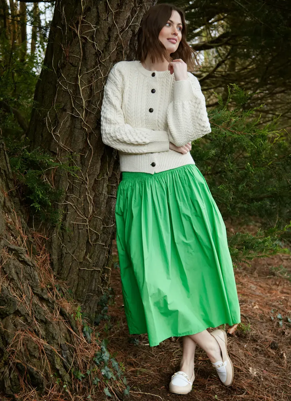 Clover Aran Cardigan